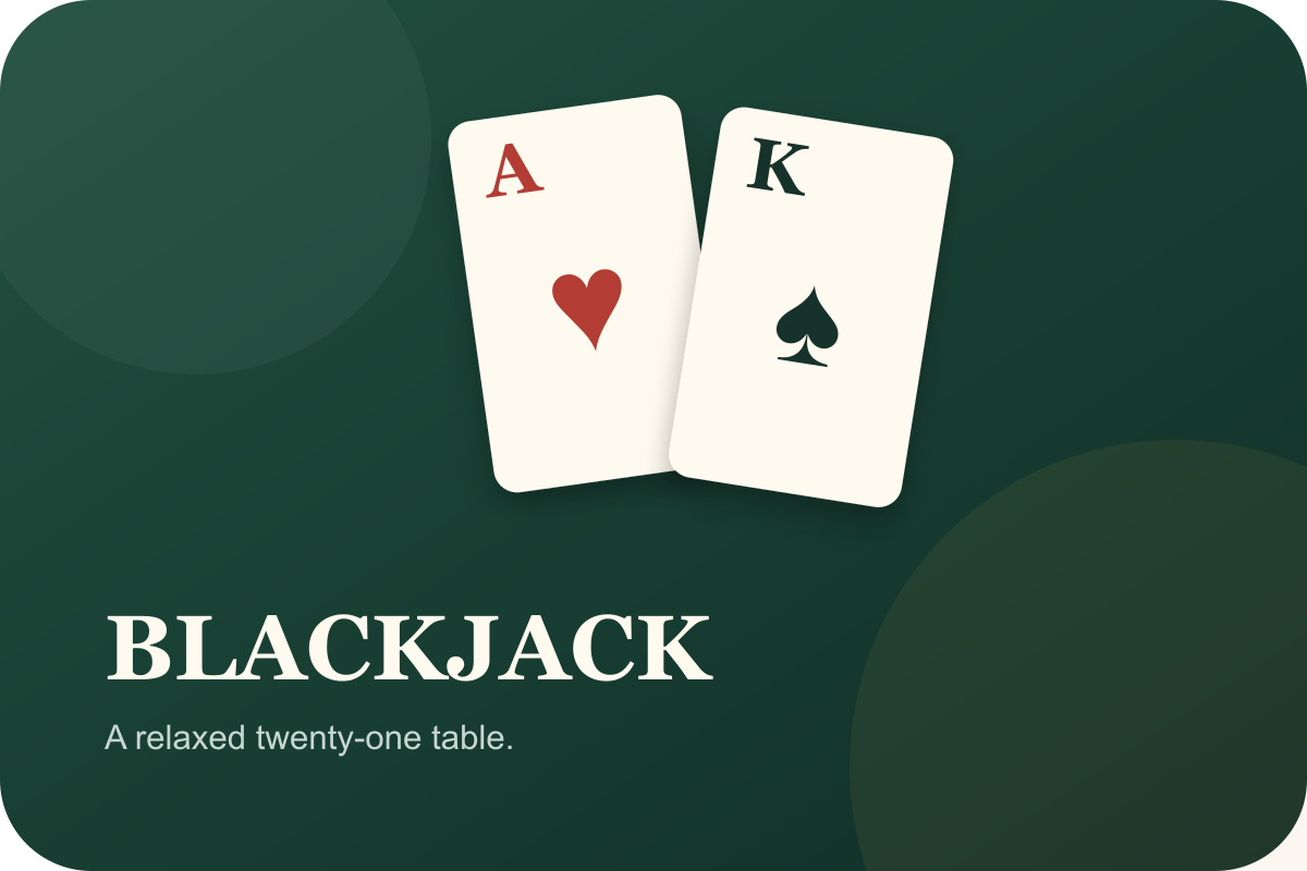 Blackjack game cover