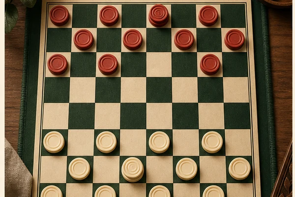 Checkers game cover