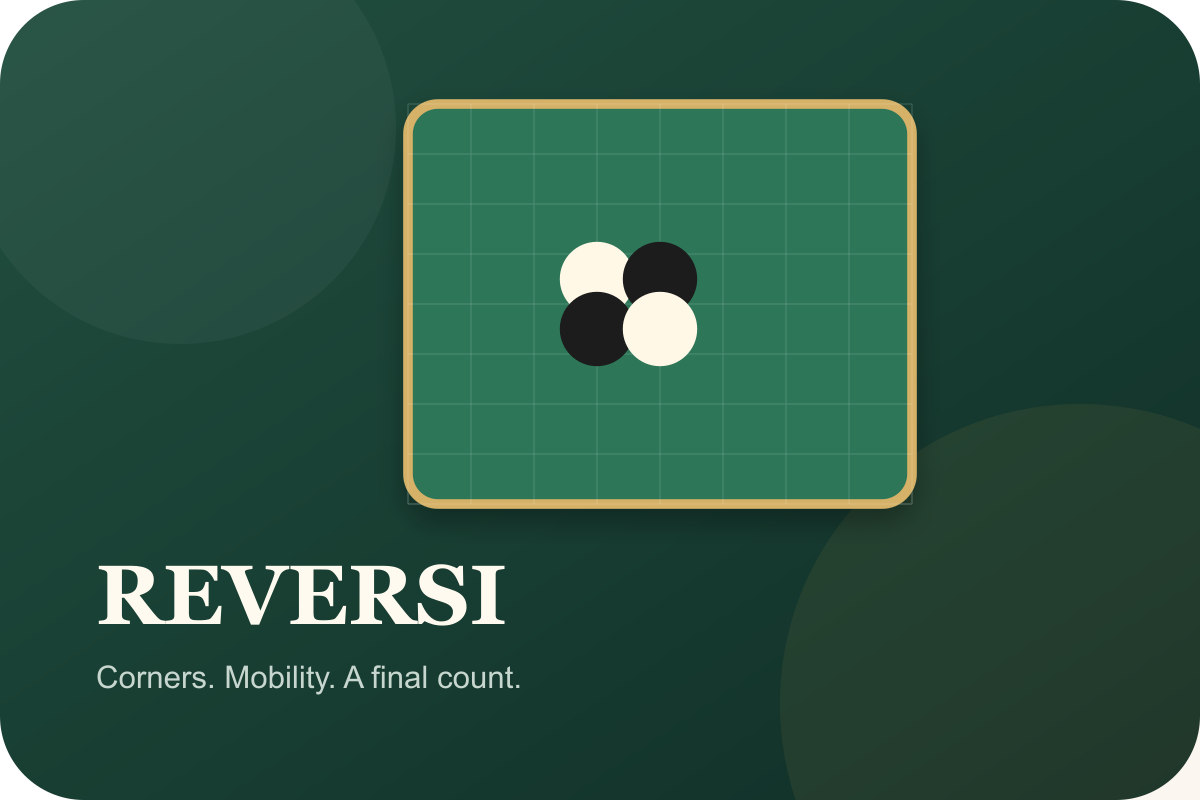 Reversi game cover